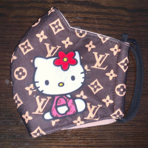Fake Louis Vuitton Hello Kitty Mask Multiple - $9 New With Tags