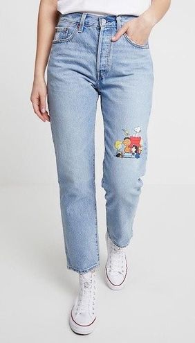 Levi's x Peanuts Collaboration 501 Original Jeans Size 26 - $88 - From  Sophia