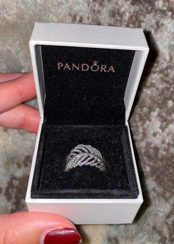 Pandora Sterling Silver Feather Ring *New* - jewelry - by owner - sale -  craigslist