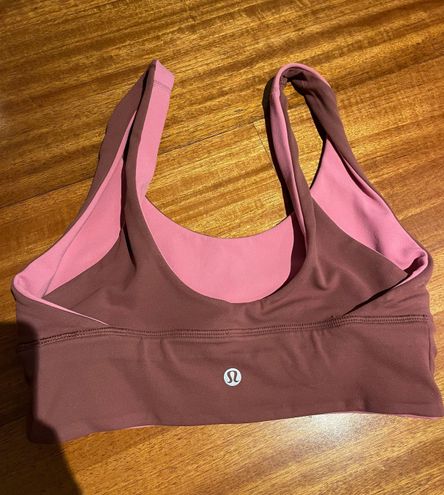 Lululemon Pink Blossom Reversible Align Bra 4 - $45 - From Sofia