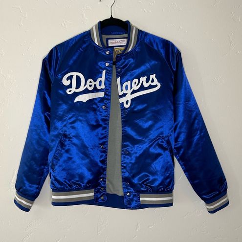 Mitchell & Ness Los Angeles Dodgers Youth Colorblocked Satin Jacket - Macy's