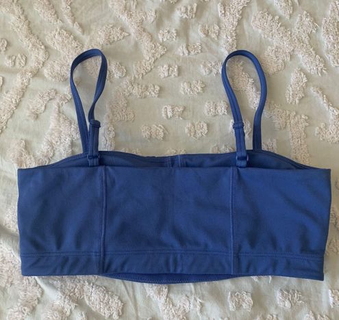 Gymshark Women's Small Bandeau Sports Bra Blue - $40 - From Kamryn