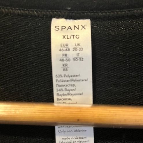 Spanx Perfect Length Top Dolman 3/4 Sleeve Black XL - $45 - From Anna