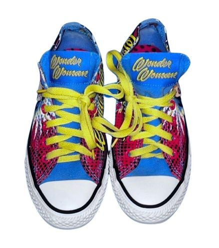 Converse Chuck Taylor All Star Vintage DC COMICS Wonder Woman Low Top  Sneakers 5 Blue - $71 - From MCI