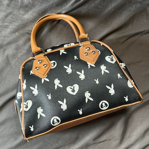 Playboy Black And White Monogram Manhattan Bag - $66 - From bunnyxthings