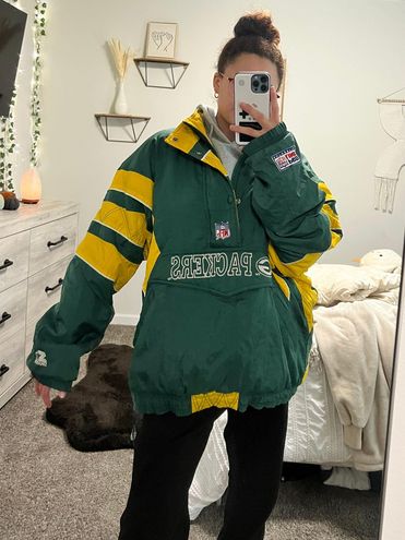 Starter Vintage Pro Line Authentic Green Bay Packers Pullover Jacket Size  XL - $48 (76% Off Retail) - From Jasmine