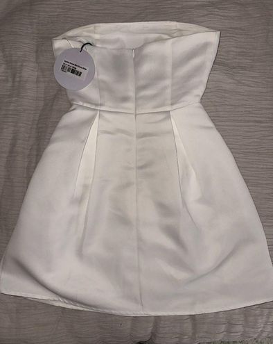 Spader Corset Mini Dress White