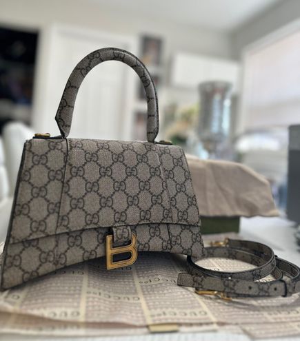 Gucci x Balenciaga Small Hourglass Bag - The Hacker Project Gray - $4102  (54% Off Retail) - From Eduarda