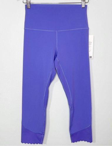 Lululemon Align High Rise Leggings Scalloped Hem Charged Indigo Purple 8  NWT - $99 New With Tags - From Marie