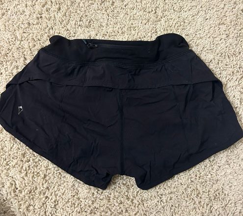 Ivivva by Lululemon Girls Black Speedy Short Running Yoga