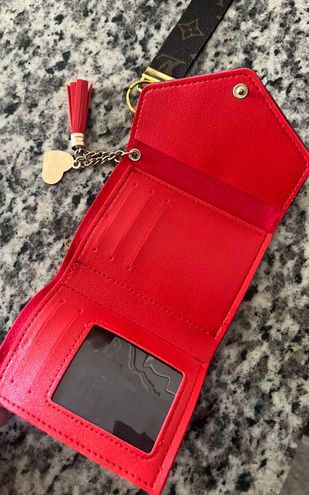 Upcycled Designer Wallet & Keychain Gold - $45 New With Tags