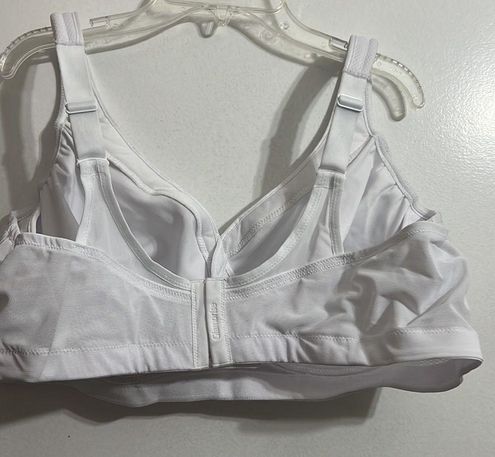 48C Glamorise MagicLift® Seamless Sports Bra in White Size