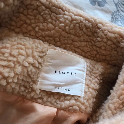 elodie oversized teddy jacket