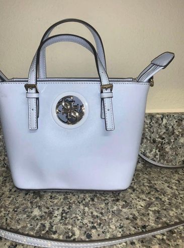 Guess Baby Blue Tote Handbag Purse