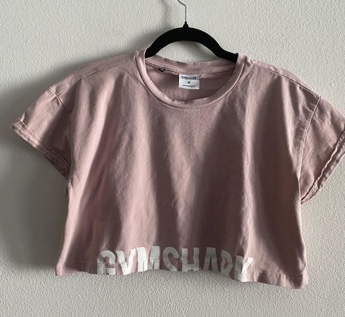 Gymshark Fraction Crop Top M Pebble Pink Size M - $28 - From Caitlin