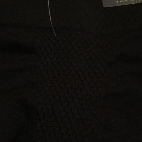 Tek Gear Leggings M/L Black Fitted Midrise Wicking Stretch Size M - $18 New  With Tags - From Patti