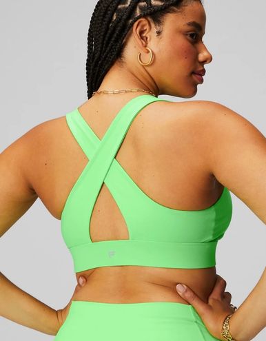 Fabletics Oasis Twist Sports Bra Green Size M - $33 (41% Off Retail) - From  Katie