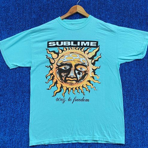 Sublime Band Tee Vintage Retro Distressed Crop Top, Short Sleeve