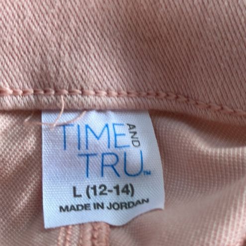 Time & Tru Pink Jeggings Size Large (12-14) - $23 - From Carol