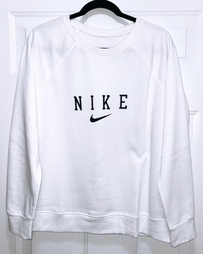 nike vintage sweatshirt white