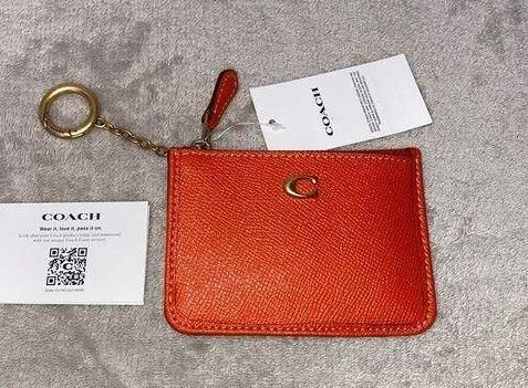 Coach Outlet Mini Skinny ID Case - Red