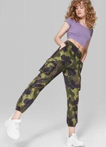 wild fable, Pants & Jumpsuits, Wild Fable Desert Camo High Rise Cargo  Pants