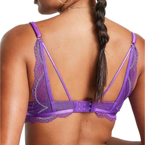 Hunkemoller x Nyakim Gatwech Bra 32DDD Purple Size 32 F / DDD - $38 New  With Tags - From Myra