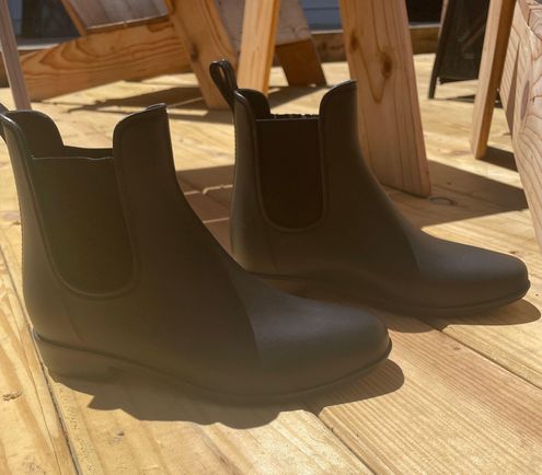 Target Chelsea Rain Boots Black Size 6 
