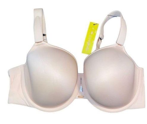 SHEFIT Womens Unconventional T-Shirt Bra in Soft Pink Size 3 Adjustable NWT