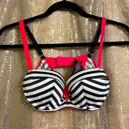 Victoria's Secret PINK Woman's Bra Size 34B Pink White Stripe H