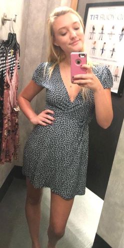 pacsun wrap dress