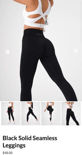 SOLID Seamless Leggings Black