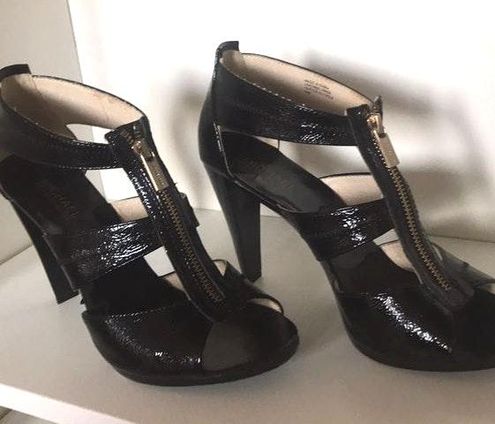 Michael Kors Black Zip Heels Size 10 - $20 (86% Off Retail) - From Sarah