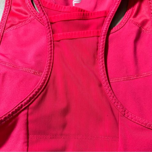 Fabletics Trinity High Impact Sports Bra Dark Pink - Size Small