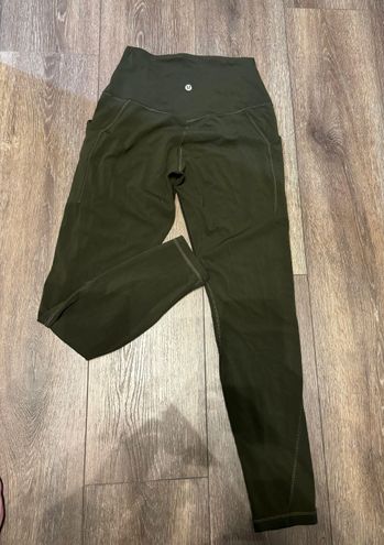 Lululemon Dark Olive Leggings Size 6