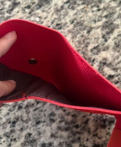 louis supreme wallet red