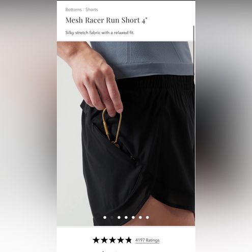 Mesh Racer Run Short 4, Athleta