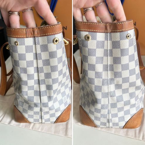 Louis Vuitton Azur Damier Hampstead MM White - $700 - From Fancy