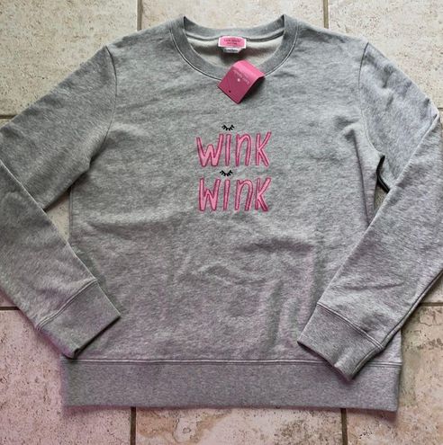 Kate Spade Wink Wink Sweatshirt Gray 48 New With Tags From Erin