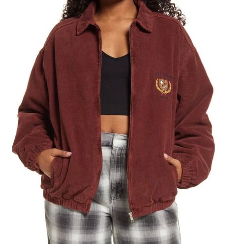 red corduroy jacket urban outfitters