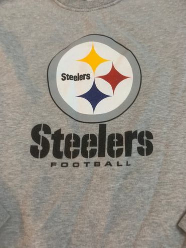 Majestic Pittsburgh Steelers Sweatshirt Gray Size XL - $77 - From