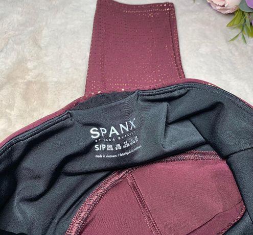 Spanx NWT Metallic Mist 7/8 Leggings Red - $67 (39% Off Retail) New With  Tags - From Leah