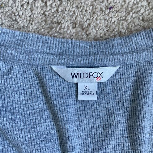 Wildfox Women's Haley long Sleeve thermal shirt size XL - $20 - From Amie