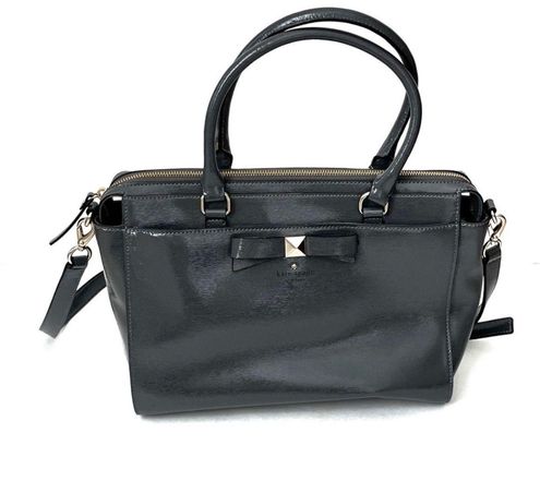 Kate Spade Black Patent Leather Tote Bag