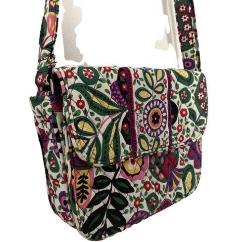 Vera Bradley Saddle Up Crossbody Bag in Viva La Vera Pattern