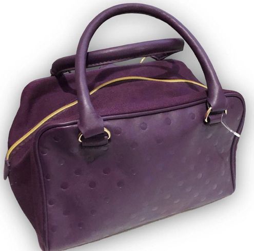 Vintage Y2K Victoria's Secret Purple Satin Mini Baguette Purse Handbag Mini  Bag