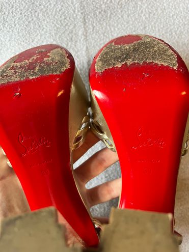 CHRISTIAN LOUBOUTIN: heeled sandals for woman - Red  Christian Louboutin  heeled sandals 3220507 online at