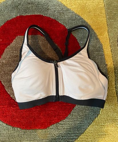 Victoria's Secret Victoria Sport Light Pink Zipper Sports Bra Front Close  32D Size 32 D - $22 - From Emily