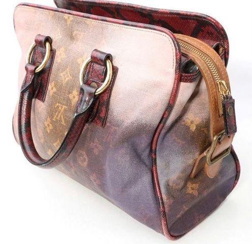 LOUIS VUITTON Limited Edition Richard Prince Snakeskin Jokes Bag, France