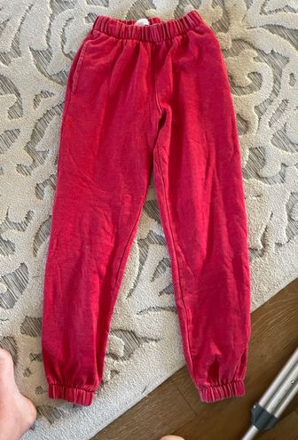 Jackson Hole Wyoming Pants Men's Large Red Sweatpants